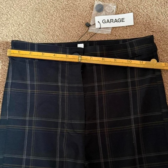 NWT Plaid Garage flare trousers - Picture 3 of 6